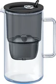 Dzbanki filtrujące - Dzbanek filtrujący Aquaphor Glass 2.5L Czarny + 1 wkład Maxfor Plus Mg - miniaturka - grafika 1