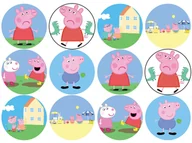 Ciasta i półprodukty do ciast - Opłatki na muffiny babeczki Świnka Peppa - miniaturka - grafika 1