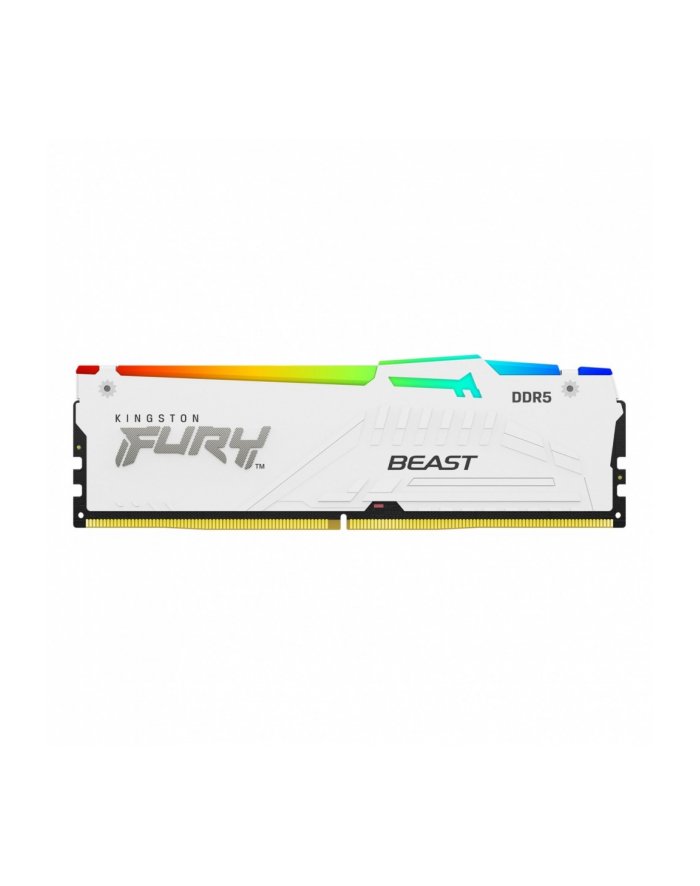 kingston Pamięć DDR5 Fury Beast RGB 32GB1*32GB/6000 CL30 EXPO biała KF560C30BWEA-32