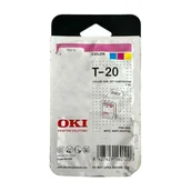 Tusze oryginalne - M2203 OKIDATA T-20 ATRAMENT KOLOR - miniaturka - grafika 1