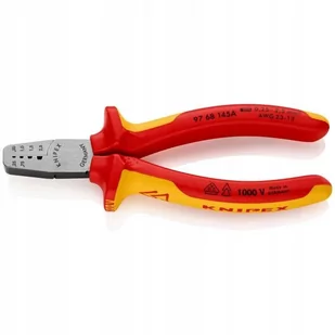 Knipex 97 68 145 A Szczypce do zagniatania Vde - Narzędzia sieciowe - miniaturka - grafika 1
