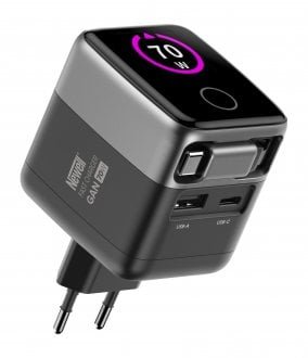 NoName Ładowarka sieciowa Newell GaN 70 W TFT - EU