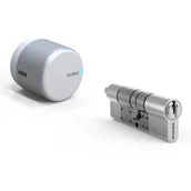 Systemy inteligentnych domów - Zestaw zamek tedee GO (srebrno-biały) + wkładka Gerda typ C - miniaturka - grafika 1