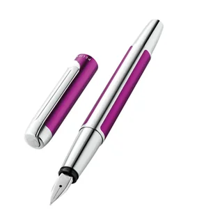 Pelikan Pióro wieczne Pura P40 Purple F pudełko upominkowe - Pióra wieczne - miniaturka - grafika 1
