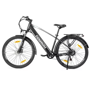 Rower trekkingowy Touroll J1 z silnikiem 250W, kołami 27,5 cali, baterią 561,6Wh, zasięgiem 100km - Rowery - miniaturka - grafika 4