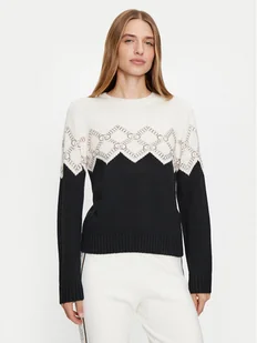 Liu Jo Sport Sweter TF4233 MS55L Czarny Regular Fit - Swetry damskie - miniaturka - grafika 1