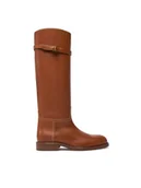 Kozaki damskie - Polo Ralph Lauren Kozaki 818959252001 Brązowy - miniaturka - grafika 1