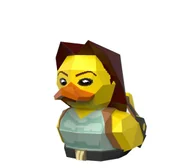 Figurki dla dzieci - tubbz kaczuszka figurka tomb raider lara crof bathtub edition 5cm - miniaturka - grafika 1