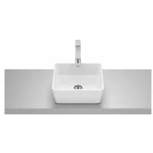 Umywalki - ROCA A327B12000 OPTICA Umywalka nablatowa SQUARE CQ 35x35 cm BIAłY POłYSK - miniaturka - grafika 1