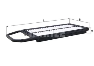 Filtr powietrza Mahle LX 4481 - Filtry powietrza - miniaturka - grafika 1