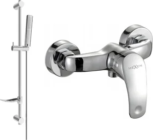 Mexen Fabia DF72 bateria prysznicowa z zestawem prysznicowym, chrom - 74654DF72-00 - Zestawy baterii łazienkowych - miniaturka - grafika 1