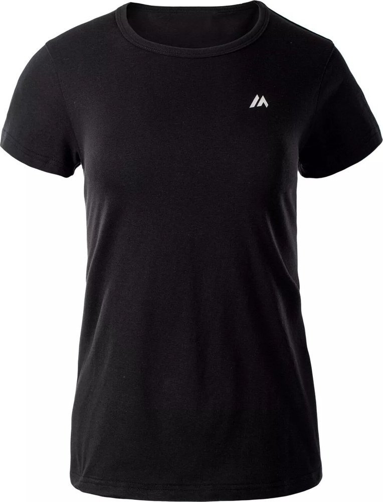 Martes Damska koszulka z krótkim rękawem Martes essentials LADY MANDO czarny rozmiar XS