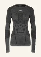 Koszulki i topy damskie - X-Bionic Koszulka Funkcyjna Symbio Merino Z Wełny Merino grau - X-BIONIC - miniaturka - grafika 1