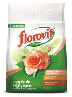 Florovit Nawóz granulowany do róż i innych roślin kwitnących worek 1 kg - Nawozy ogrodnicze - miniaturka - grafika 1