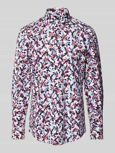 Koszula casualowa o kroju slim fit z kołnierzykiem typu kent model ‘Hank’ - Koszule męskie - miniaturka - grafika 1