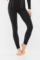 Pozostała odzież narciarska - Getry termoaktywne damskie Viking Etna 2.0 Pants Bamboo 0948 czarno-fioletowy XXL - miniaturka - grafika 1