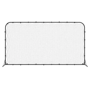 Rebounder do piłki nożnej, czarny, 366x90x183 cm, HDPE Lumarko! - Piłka nożna - miniaturka - grafika 4