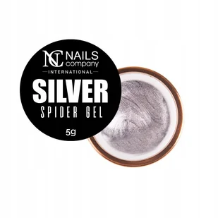 Żel do zdobień NC Nails Spider Gel Silver - Żele do paznokci - miniaturka - grafika 1
