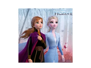 PROCOS DISNEY Serwetki urodzinowe Frozen 2 - Kraina Lodu 2 - 25 cm - 16 szt. - Urodziny dziecka - miniaturka - grafika 2
