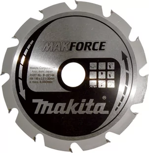 Makita B-32144 piła tarczowa do cięcia drewna 190x30 mm 12 zębów T.C.T. Makforce - Tarcze do pił - miniaturka - grafika 1