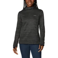 Bluzy sportowe damskie - Damska Bluza COLUMBIA CLAUDIA RIDGE FLEECE 2012481010 – Czarny - miniaturka - grafika 1