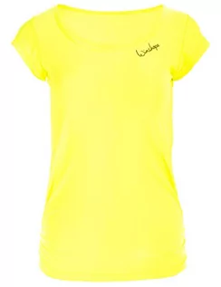 Koszulki i topy damskie - WINSHAPE WINSHAPE damski tanktop Winshape damski, super lekki, funkcjonalny t-shirt z krótkim rękawem Aet106, Winshape Slim Style Fitness joga pilates żółty żółty neonowy XX-L AET106-NEON-GELB-XXL - grafika 1