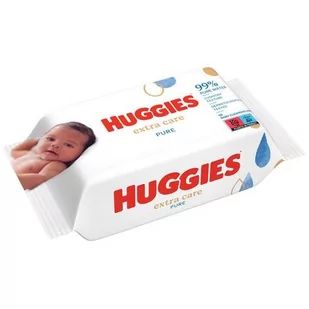 Huggies chusteczki nawilżane Pure Extra Care x 56 szt - Chusteczki nawilżane - miniaturka - grafika 1