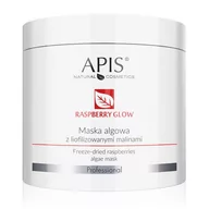 Maseczki do twarzy - Apis Maska Algowa z Liofilizowanymi Malinami RASPBERRY GLOW, 200 G - miniaturka - grafika 1