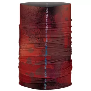 Komin Buff Original EcoStretch Scarf Ativ (kolor Czarny. Czerwony, rozmiar One size) - Apaszki i szaliki damskie - miniaturka - grafika 1