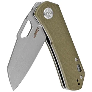 Nóż składany Kubey Knife Duroc Dark Green G10, Bead Blasted AUS-10 by Colin Maisonpierre (KU332G) - Noże - miniaturka - grafika 3