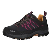Buty dla chłopców - CMP Kids Rigel Low Trekking Shoes WP, buty unisex dla dzieci i młodzieży, antracytowy, 40 EU - miniaturka - grafika 1