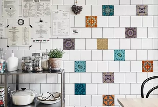 Naklejki na kafelki Tradycyjna Hiszpania - Naklejki na ścianę - miniaturka - grafika 1