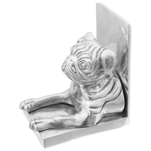 vidaXL Podpórka Zestaw 2 szt. Srebrna Aluminium 12 x 15 x 18 cm - Podpórki do książek - miniaturka - grafika 1
