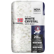 Pozostałe ozdoby ogrodowe - Grys biały WHITE CRYSTAL 15-25 mm 20 kg - miniaturka - grafika 1