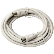 Przewody elektryczne - dpm DPM Kabel TV-VIDEO biały 3 m - miniaturka - grafika 1
