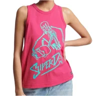 Koszulki i topy damskie - Koszulka damska Superdry Vintage Cali Vest bez rękawów-S - miniaturka - grafika 1