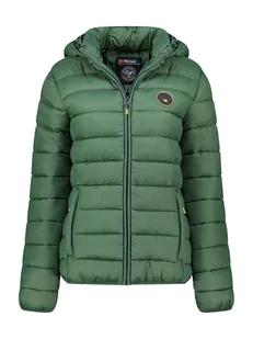 Geographical Norway Kurtka pikowana "Atikamap" w kolorze zielonym - Kurtki damskie - miniaturka - grafika 1