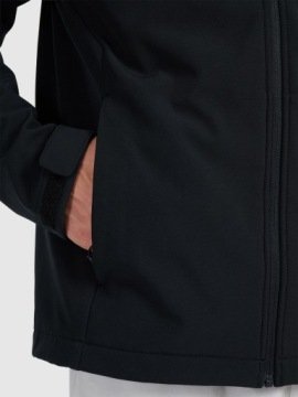 4F kurtka membranowa męska softshell z kapturem 4FWAW25TSOFM362 czarna