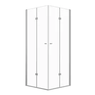 Kabiny prysznicowe - Kabina prysznicowa IWAKI kwadratowa 90x90cm chrom SEVANTE - miniaturka - grafika 1