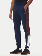 Spodnie sportowe męskie - Lacoste Spodnie dresowe XH5923 Granatowy Regular Fit - miniaturka - grafika 1
