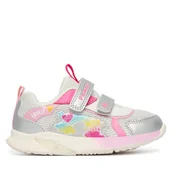 Buty dla dziewczynek - Sneakersy Primigi AVANT 1454200 Srebrny - miniaturka - grafika 1