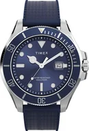 Zegarki męskie - Zegarek Timex TW2Y05000 Harborside Coast 44mm Synthetic Rubber Strap - miniaturka - grafika 1
