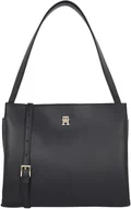 Torebki damskie - TOMMY HILFIGER Damski TH LEGACY MED SATCHEL AW0AW17173, CZARNY (czarny), OS, czarny (czarny), One Size - miniaturka - grafika 1