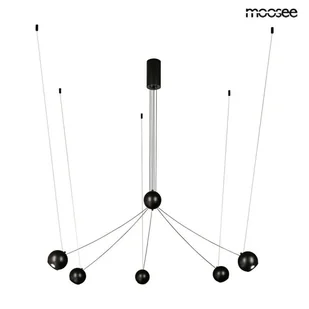 MOOSEE lampa wisząca OCTO 5 czarna - Lampy sufitowe - miniaturka - grafika 1