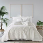 Narzuty - Narzuta 140 x 200 Pikowana Dwustronna Ruffy Biały - miniaturka - grafika 1