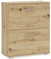 Szafki na buty - Szafka minimalistyczna na buty dąb artisan D8-F30 - miniaturka - grafika 1