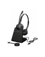 Słuchawki - Jabra Engage 55 SE - USB-C UC Stereo, headset black, stereo, USB-C, UC, with charging station - miniaturka - grafika 1