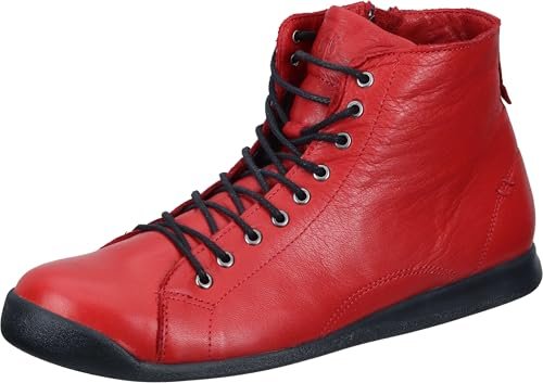 Manitu Damskie 990674-04 Półdługie kozaki, czerwone, 40 EU, czerwony, 40 EU