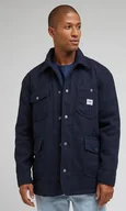 Moda i Uroda OUTLET - Lee WORKWEAR WOOL JACKET Sky Captain GRANATOWA OCIEPLANA WEŁNIANA KURTKA XL - miniaturka - grafika 1