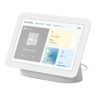 Inteligentny Głośnik Google Nest Hub 2 Biały Faktura VAT 23%, oficjalna dystrybucja, darmowa dostawa - Głośniki przenośne - miniaturka - grafika 1